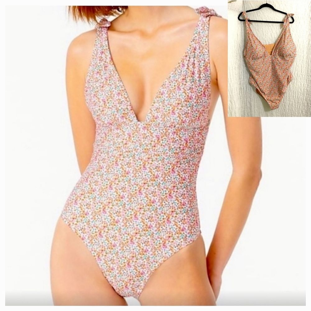 J. Crew NWT One Piece Liberty Rose Eloise Floral Swimsuit Size 20
